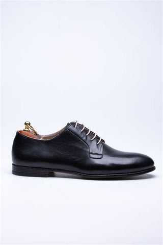 Berry Δερμάτινα Oxford Μαύρα